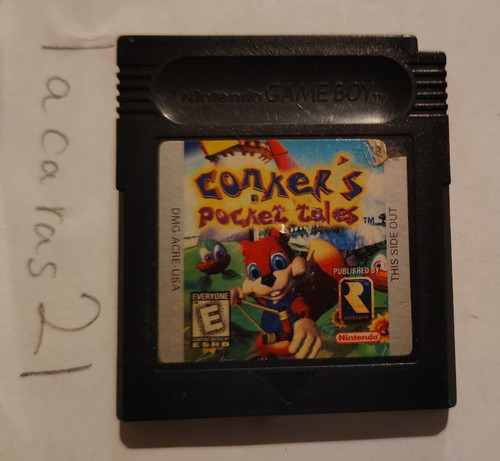 Conker's Pocket Tales (1999) Game Boy Color box