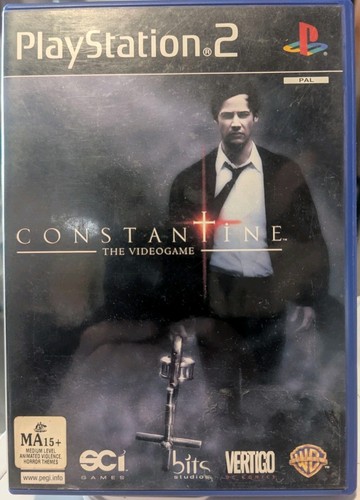 Constantine (2005) PlayStation 2 box
