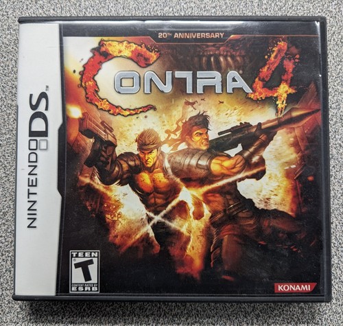 Contra 4 (2007) Nintendo DS box