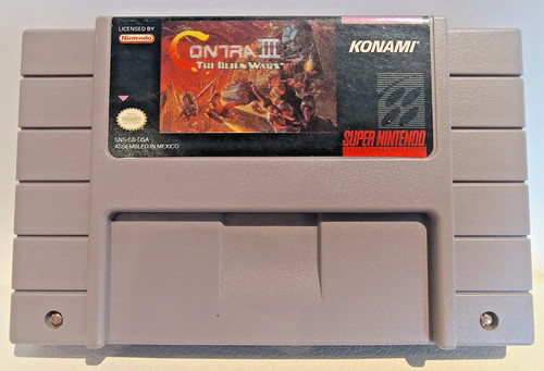 Contra III: The Alien Wars (1992) Game Boy box