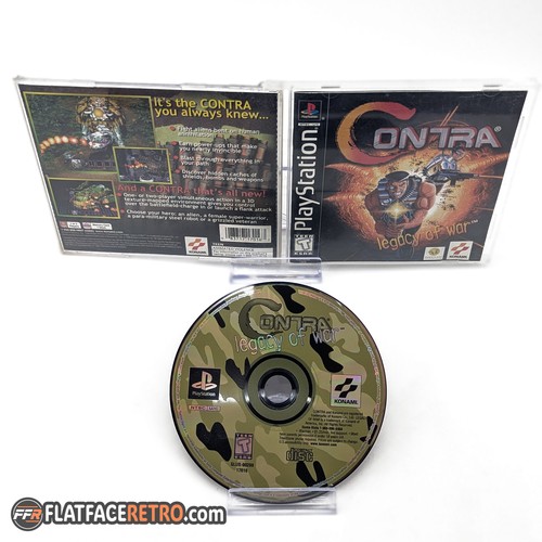 Contra: Legacy of War (1996) Sega Saturn box