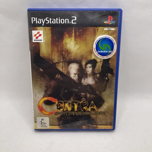 Contra: Shattered Soldier (2002) PlayStation 2 box