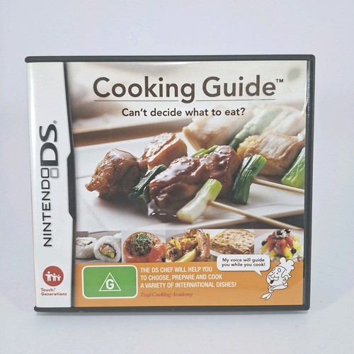 Cooking Guide: Can't Decide What to Eat? (2008) Nintendo DS box