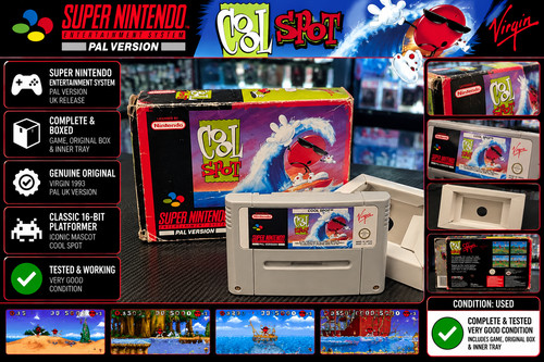 Cool Spot (1993) Master System box