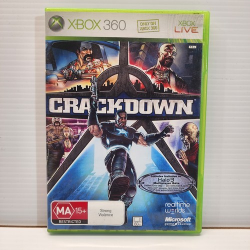 Crackdown (2007) Xbox 360 box