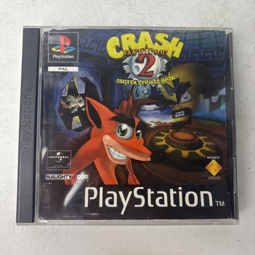 Crash Bandicoot 2: Cortex Strikes Back (1997) PlayStation box