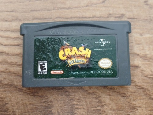 Crash Bandicoot: The Huge Adventure (2002) Game Boy Advance box