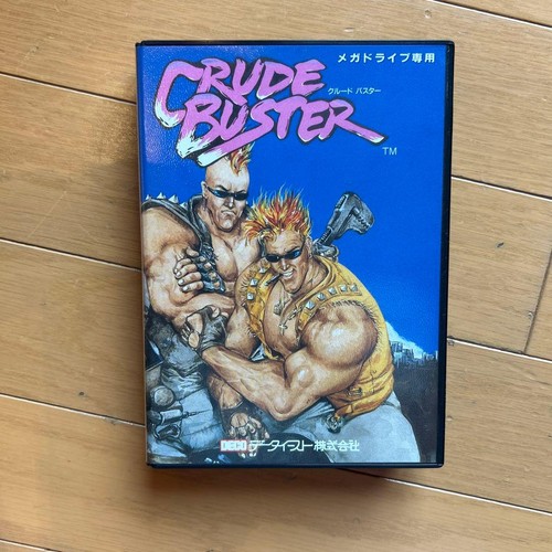 Crude Buster (1991) Mega Drive box