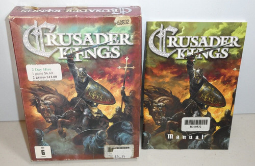 Crusader Kings (2004) Windows box