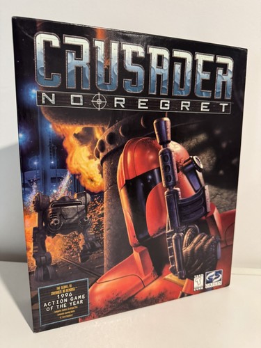 Crusader: No Regret (1996) DOS box