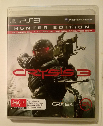Crysis (2007) PlayStation 3 box