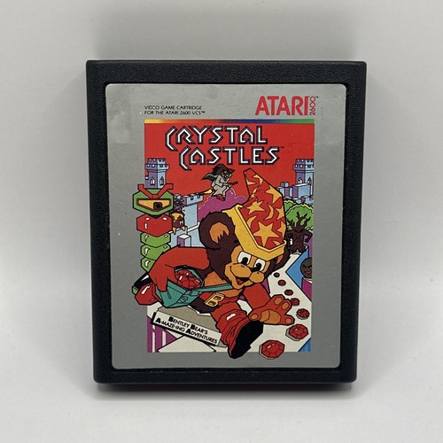 Crystal Castles (1983) Apple II box