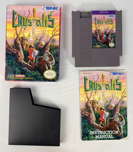 Crystalis (1990) NES box
