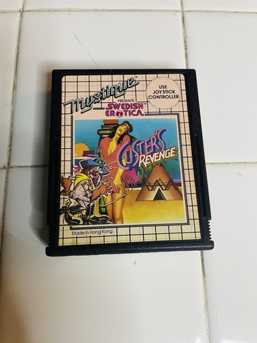 Custer's Revenge (1982) Atari 2600 box