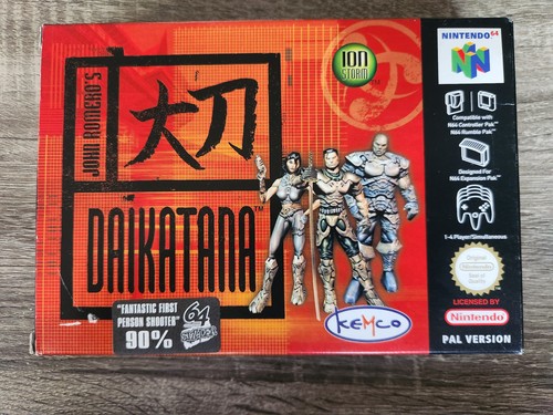 Daikatana (2000) Nintendo 64 box