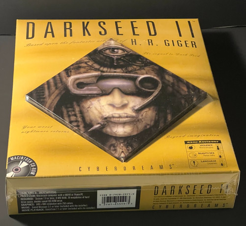 Dark Seed (1992) Amiga CD32 box
