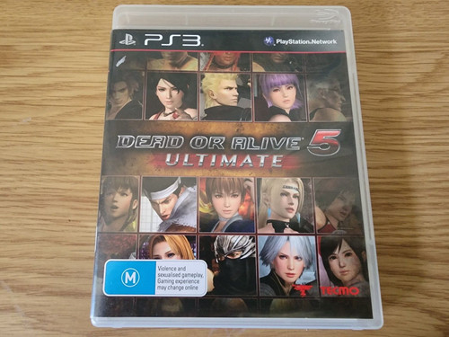 Dead or Alive 5 Ultimate (2013) PlayStation 3 box