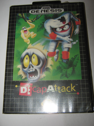 DecapAttack (1991) Mega Drive box