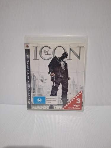 Def Jam: Icon (2007) PlayStation 3 box