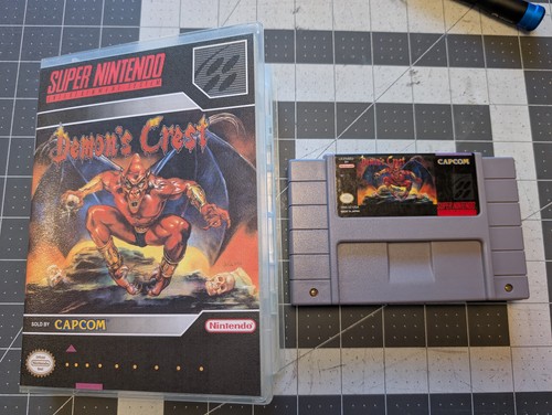 Demon's Crest (1994) SNES box