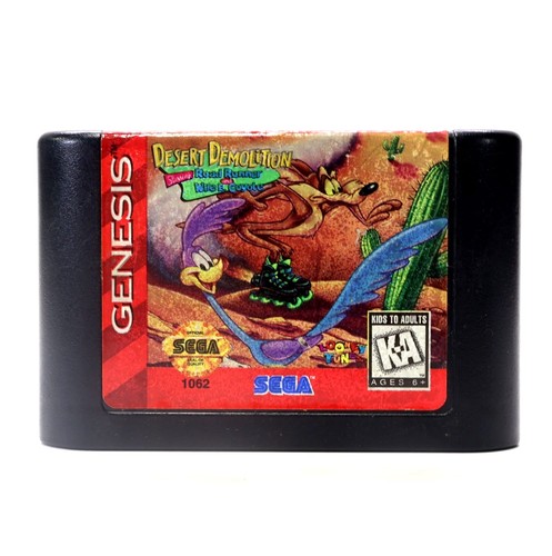 Desert Demolition (1995) Mega Drive box