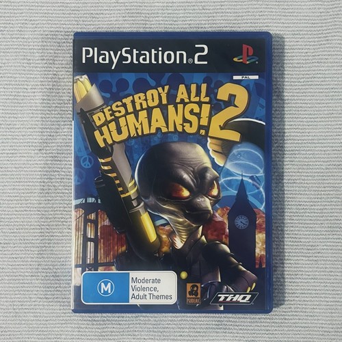 Destroy All Humans! 2 (2006) PlayStation 2 box