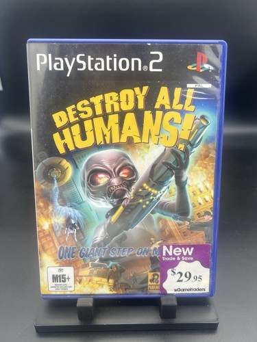Destroy All Humans! (2005) PlayStation 2 box