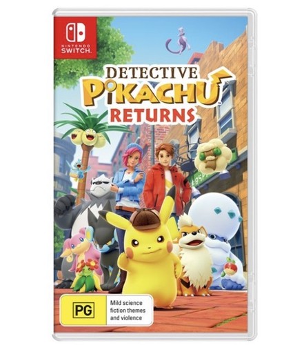 Detective Pikachu Returns (2023) Nintendo Switch box