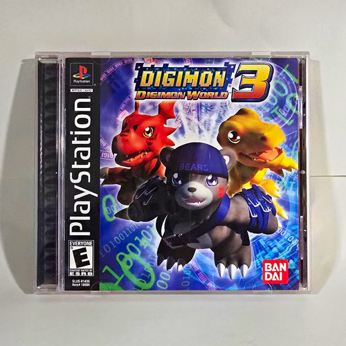 Digimon World 3 (2002) PlayStation box