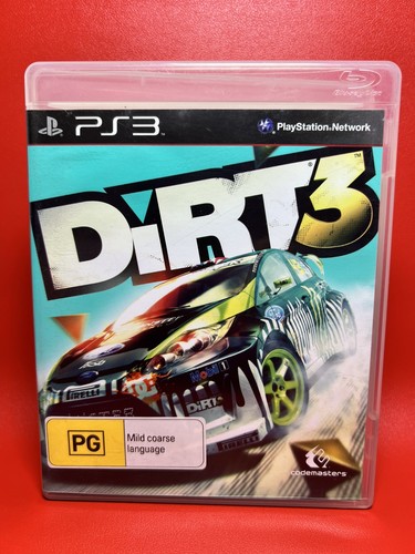 Dirt 3 (2011) PlayStation 3 box
