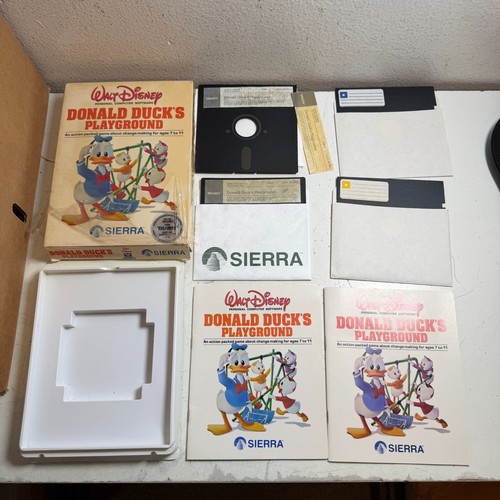 Donald Duck's Playground (1984) DOS box