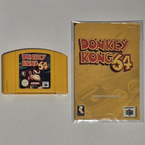 Donkey Kong 64 (1999) Nintendo 64 box