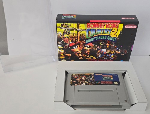 Donkey Kong Country 2: Diddy's Kong Quest (1995) SNES box