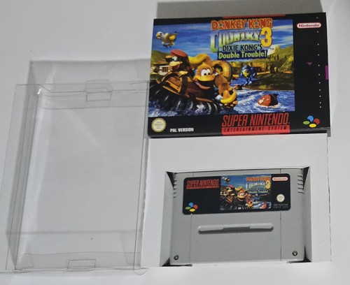 Donkey Kong Country 3: Dixie Kong's Double Trouble! (1996) SNES box
