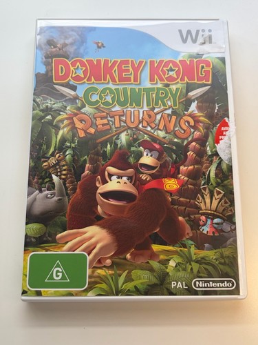 Donkey Kong Country Returns (2010) Wii box