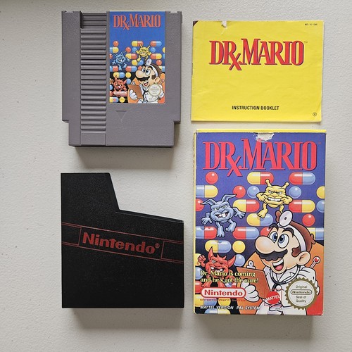 Dr. Mario (1990) NES box