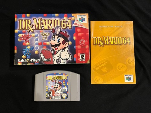 Dr. Mario 64 (2001) Nintendo 64 box
