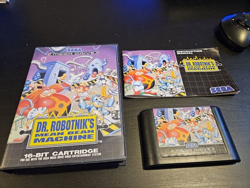 Dr. Robotnik's Mean Bean Machine (1993) Master System box