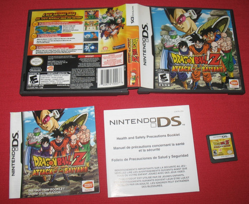 Dragon Ball Z: Attack of the Saiyans (2009) Nintendo DS box