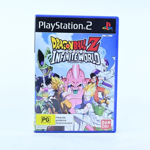 Dragon Ball Z: Infinite World (2008) PlayStation 2 box