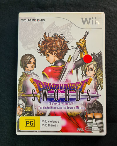 Dragon Quest Swords (2007) Wii box