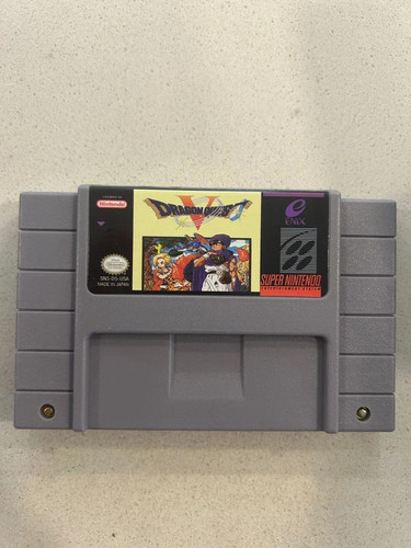 Dragon Quest V (1992) SNES box
