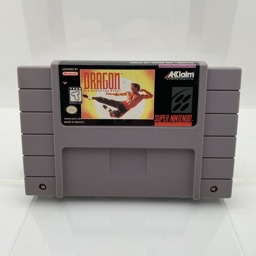 Dragon: The Bruce Lee Story (1994) SNES box