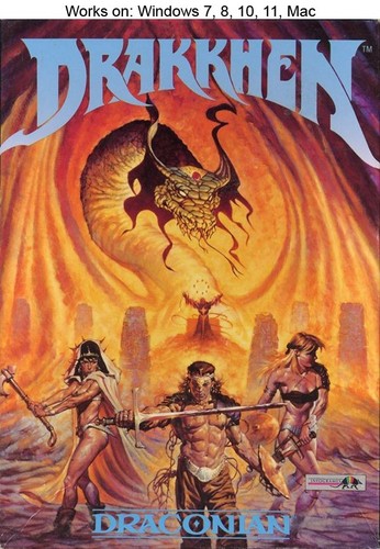 Drakkhen (1989) FM Towns box