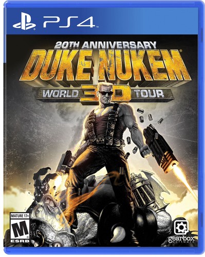 Duke Nukem 3D (1996) PlayStation box