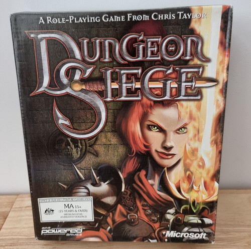 Dungeon Siege (2002) Mac box