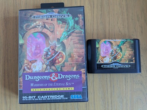 Dungeons & Dragons: Warriors of the Eternal Sun (1992) Mega Drive box