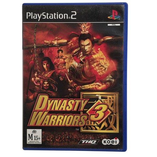 Dynasty Warriors 3 (2001) PlayStation 2 box