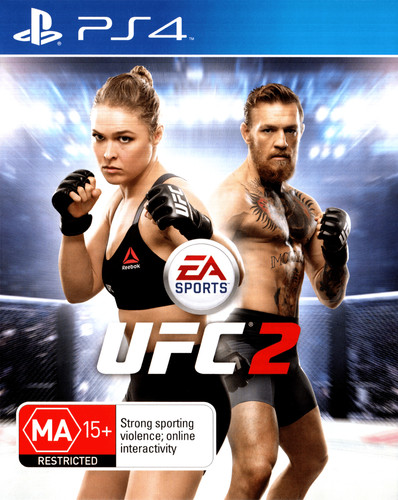 EA Sports UFC 2 (2016) PlayStation 4 box