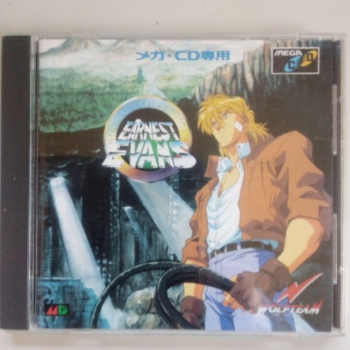 Earnest Evans (1991) Mega-CD box